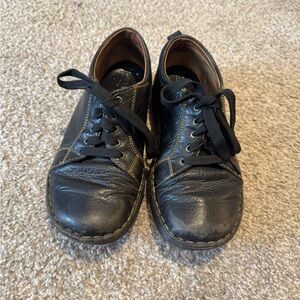 Born Black Leather Women's Sneakers